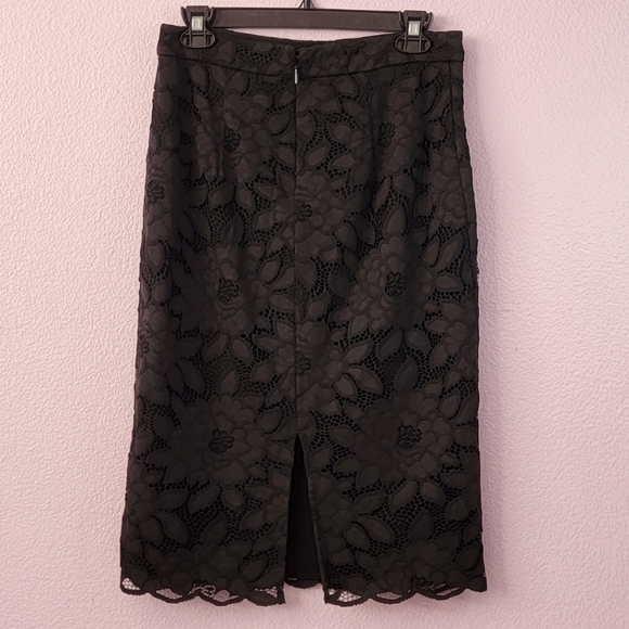 Bebe Black Lace  Skirt/  8. - Picture 2 of 9